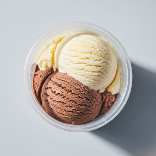 2 Scoops Tub Of Ice Cream 