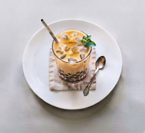 Mango Milk Tea 