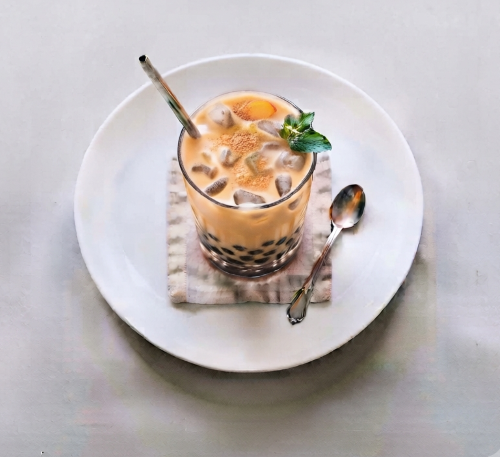 Peach Milk Tea 