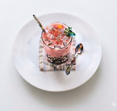 Strawberry Milk Tea 
