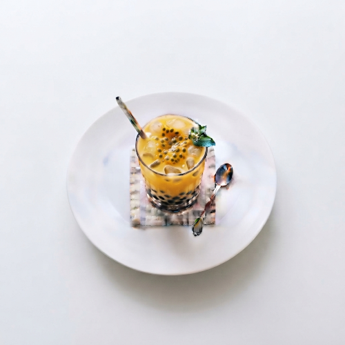 Passion Fruit Milk Tea 